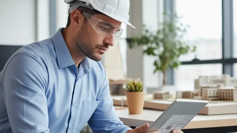 Artisans du BTP consultant les marchés publics sur tablette