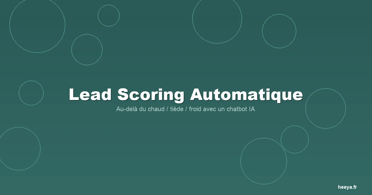 Comment mettre en place un lead scoring automatique avec un chatbot IA ?