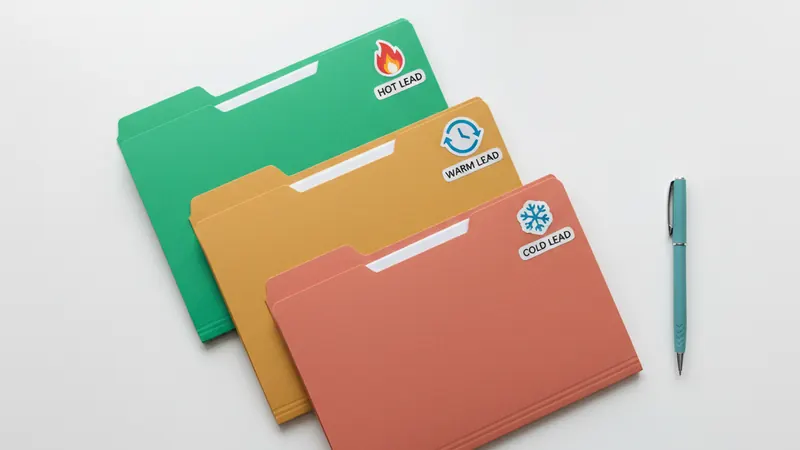 Scoring des leads par chatbot : dossiers chaud, tiède et froid pour prioriser le traitement commercial