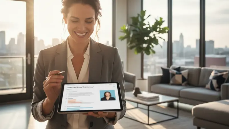 Handoff chatbot vers agent immobilier avant visite