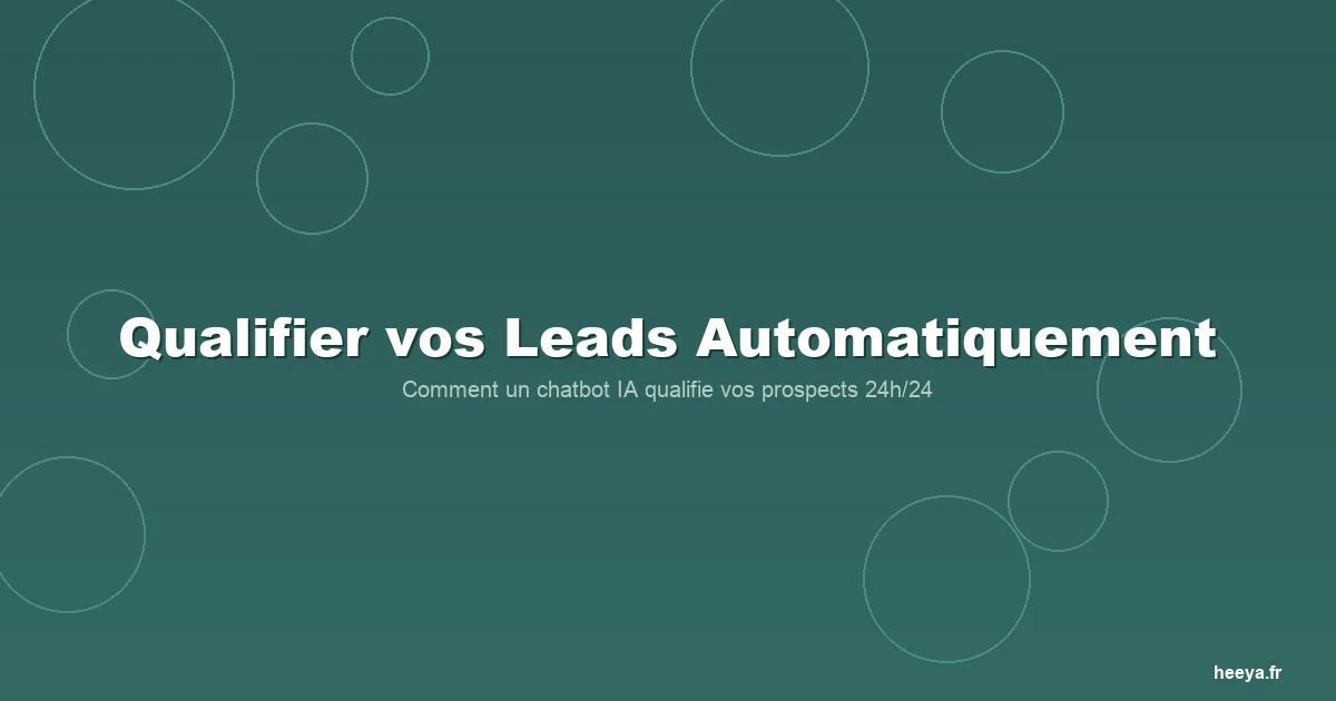 Comment qualifier vos leads automatiquement avec un chatbot IA ?