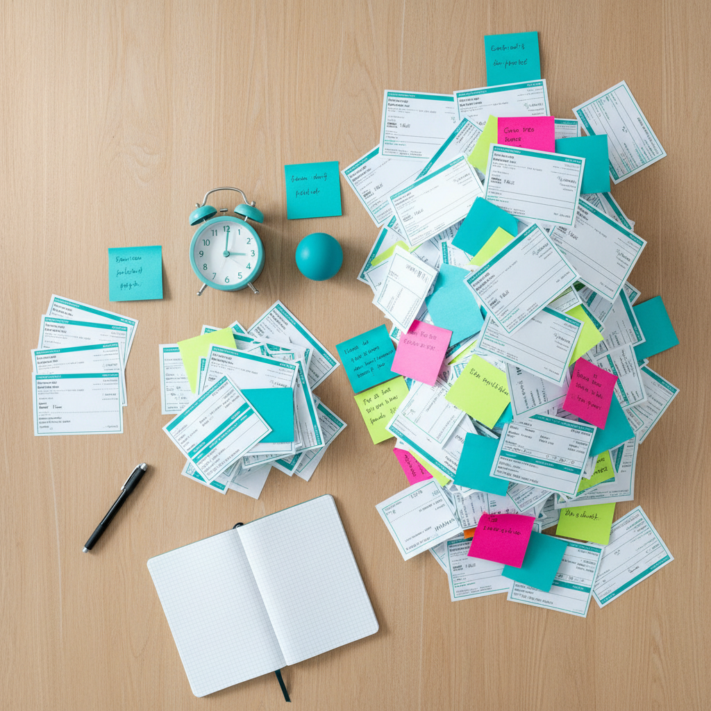 Schéma du cercle vicieux du service client en solo sur une boutique Shopify : plus de commandes, plus de messages, moins de temps pour la croissance